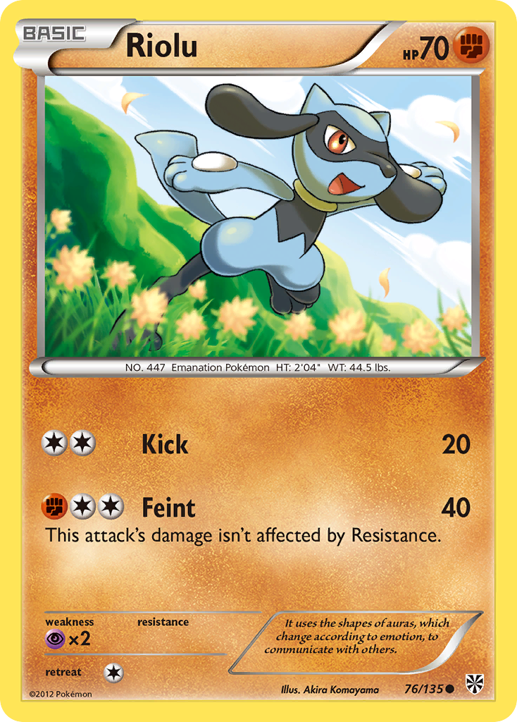Riolu (76/135) [Black & White: Plasma Storm] | Anubis Games and Hobby