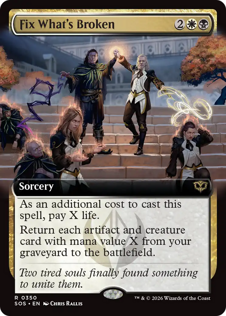 Fix What's Broken (Extended Art) [Secrets of Strixhaven] | Anubis Games and Hobby