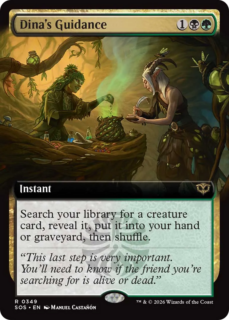 Dina's Guidance (Extended Art) [Secrets of Strixhaven] | Anubis Games and Hobby