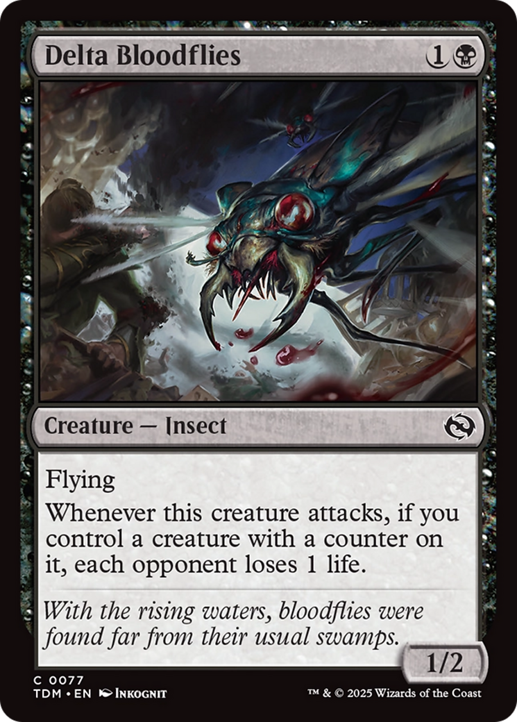 Delta Bloodflies [Tarkir: Dragonstorm] | Anubis Games and Hobby