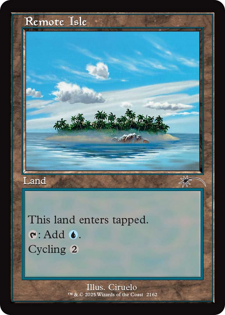 Remote Isle (Retro Frame) [Secret Lair Drop Series] | Anubis Games and Hobby