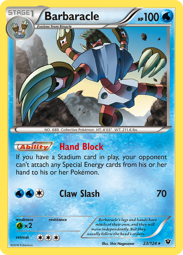 Barbaracle (23/124) [XY: Fates Collide] | Anubis Games and Hobby