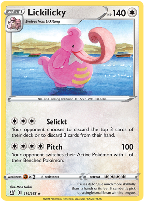 Lickilicky (114/163) [Sword & Shield: Battle Styles] | Anubis Games and Hobby