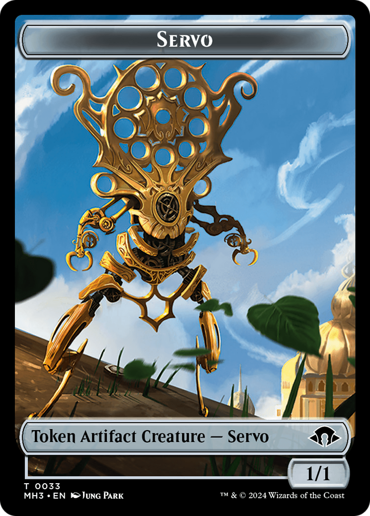 Energy Reserve // Servo Double-Sided Token [Modern Horizons 3 Tokens] | Anubis Games and Hobby