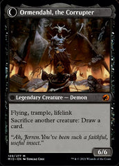 Jerren, Corrupted Bishop // Ormendahl, the Corrupted [Innistrad: Midnight Hunt] | Anubis Games and Hobby