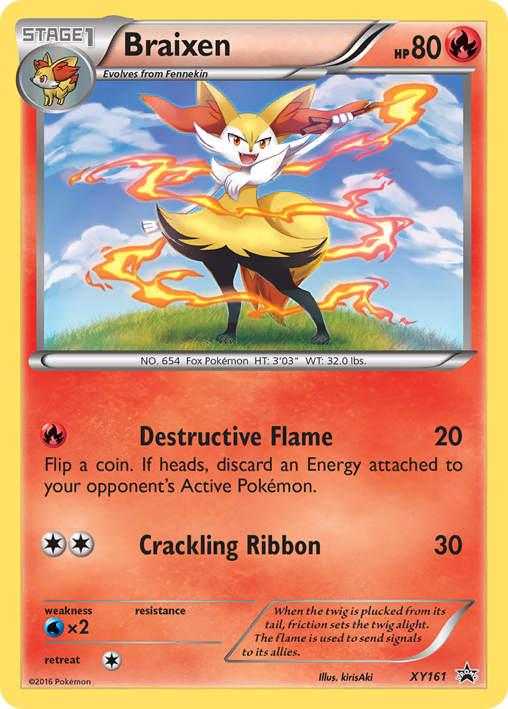 Braixen (XY161) [XY: Black Star Promos] | Anubis Games and Hobby