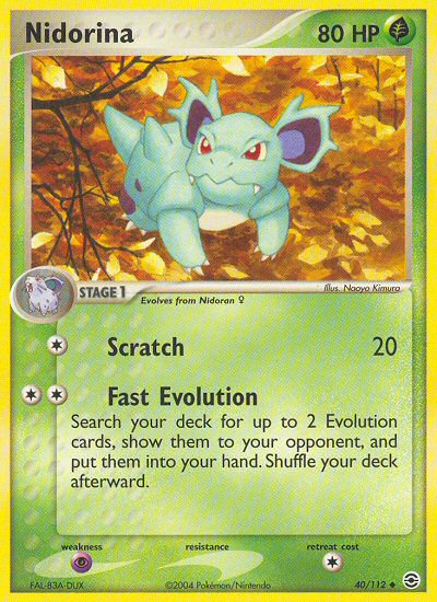 Nidorina (40/112) [EX: FireRed & LeafGreen] | Anubis Games and Hobby