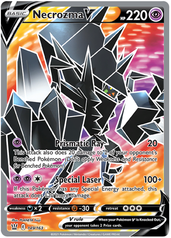 Necrozma V (149/163) [Sword & Shield: Battle Styles] | Anubis Games and Hobby