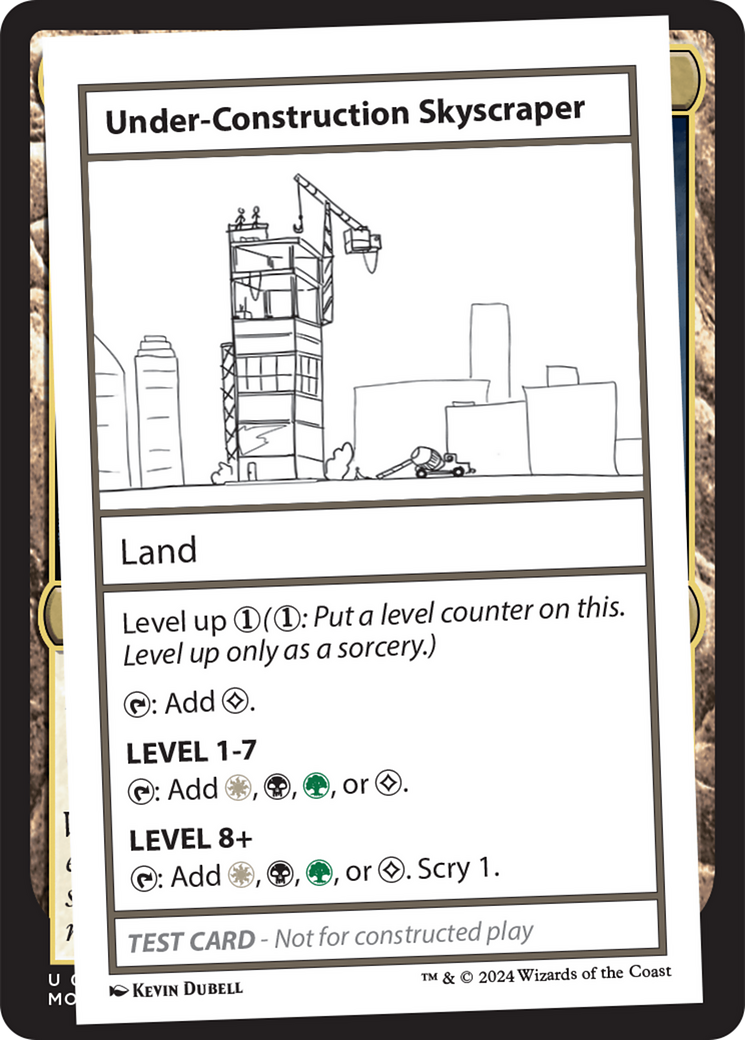 Under-Construction Skyscraper [Mystery Booster 2 Playtest Cards] | Anubis Games and Hobby