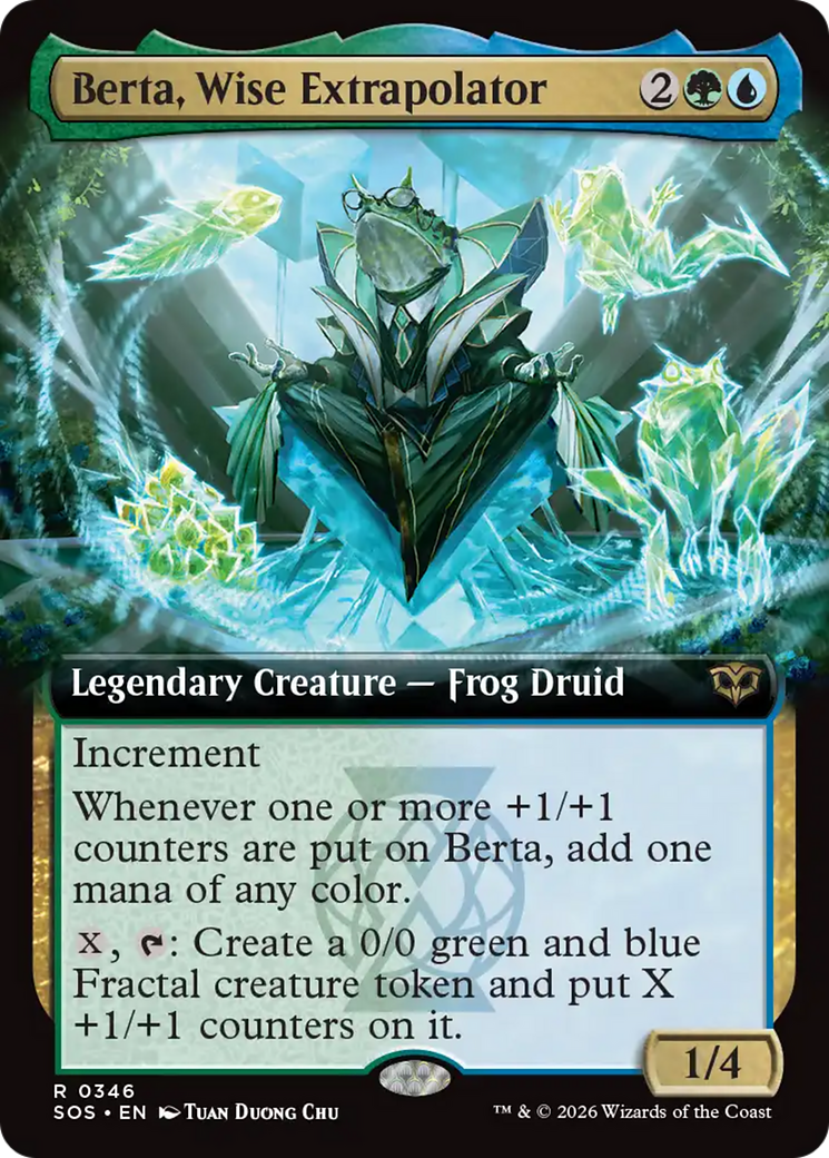 Berta, Wise Extrapolator (Extended Art) [Secrets of Strixhaven] | Anubis Games and Hobby