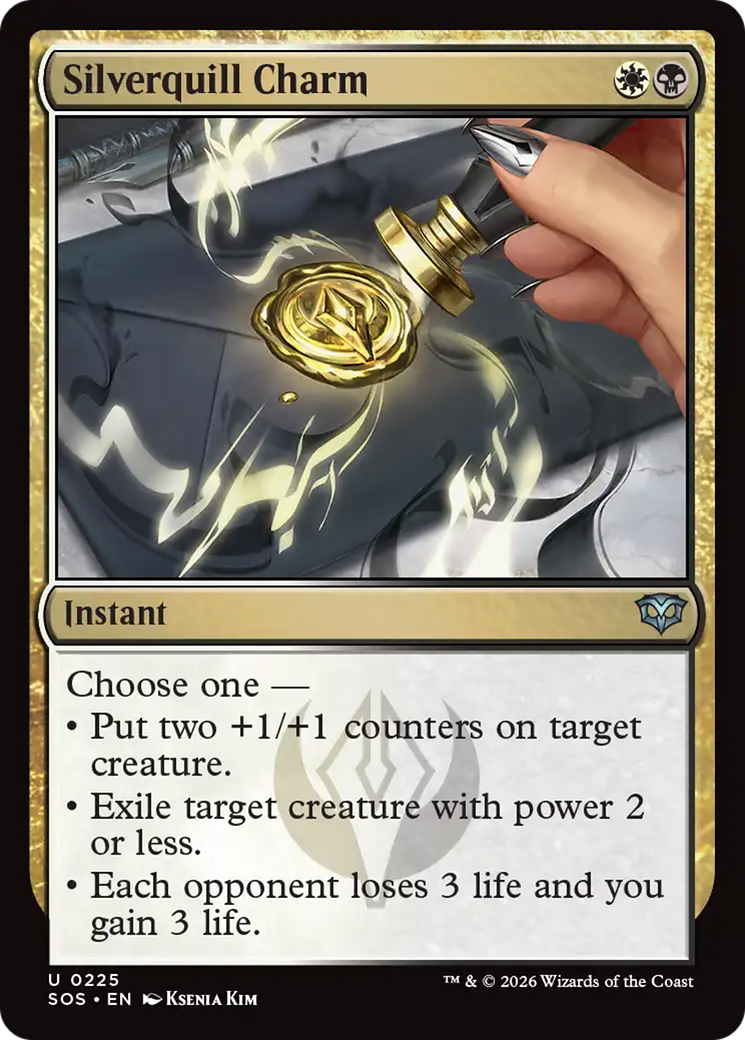 Silverquill Charm [Secrets of Strixhaven] | Anubis Games and Hobby