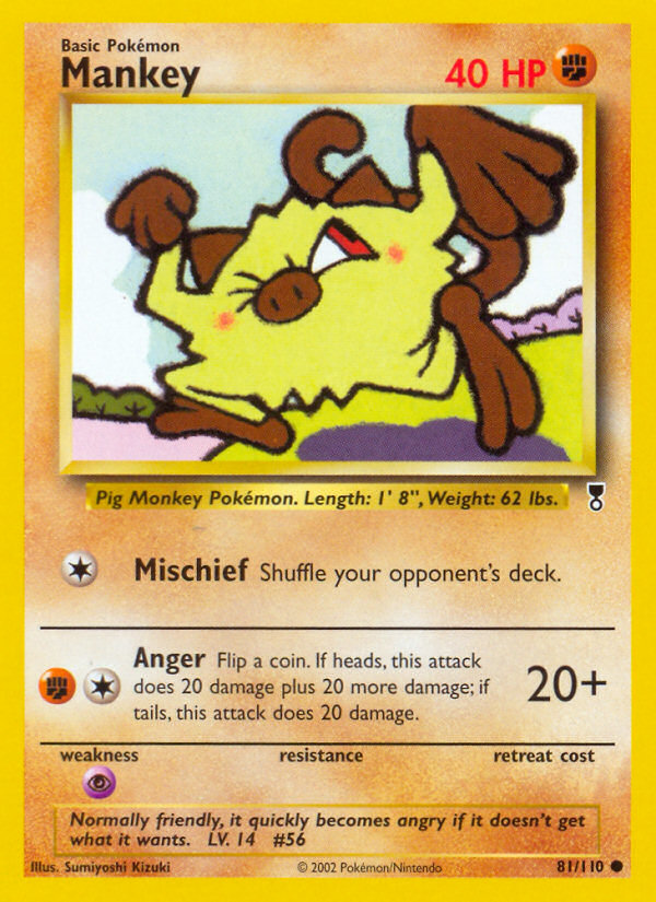 Mankey (81/110) [Legendary Collection] | Anubis Games and Hobby