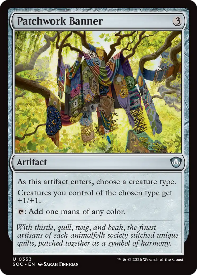Patchwork Banner [Secrets of Strixhaven Commander] | Anubis Games and Hobby