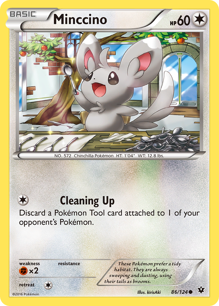 Minccino (86/124) [XY: Fates Collide] | Anubis Games and Hobby