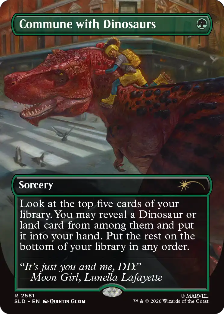 Commune with Dinosaurs [Secret Lair Drop Series] | Anubis Games and Hobby