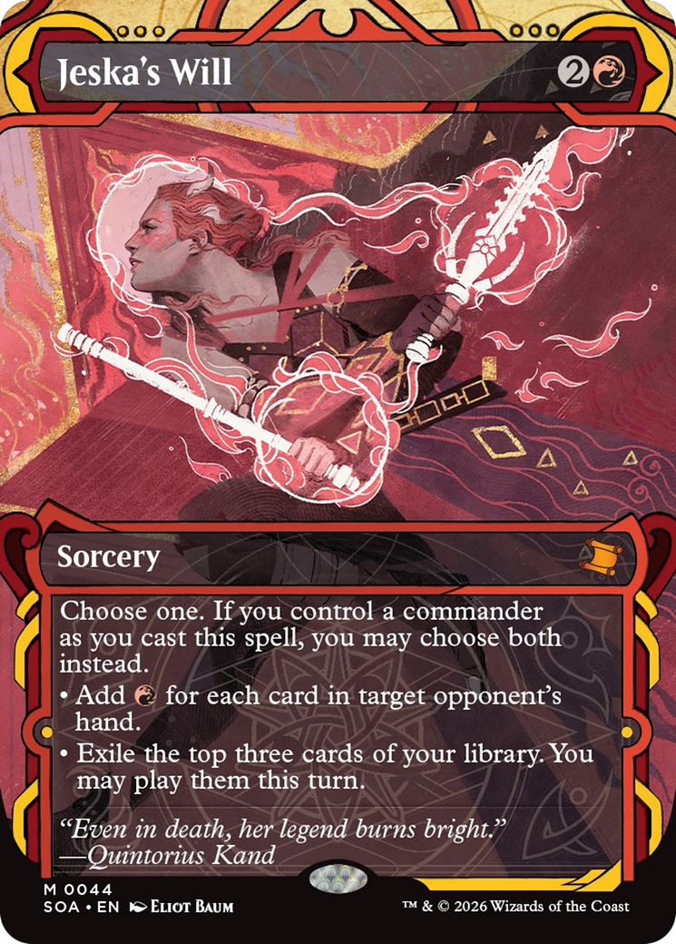 Jeska's Will [Secrets of Strixhaven: Mystical Archive] | Anubis Games and Hobby