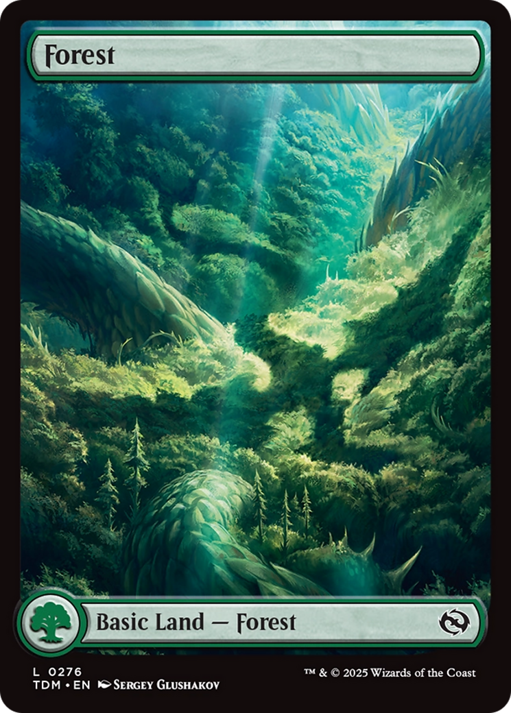 Forest (0276) [Tarkir: Dragonstorm] | Anubis Games and Hobby