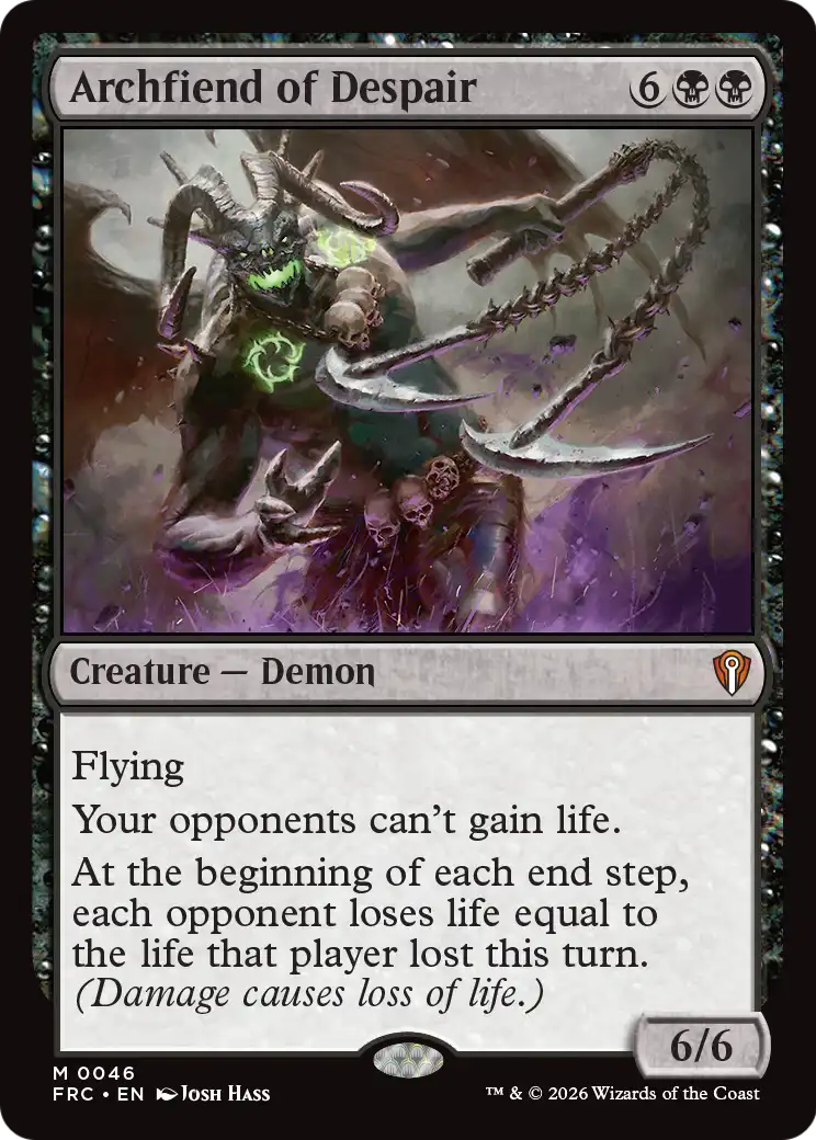 Archfiend of Despair [Reality Fracture Commander] | Anubis Games and Hobby