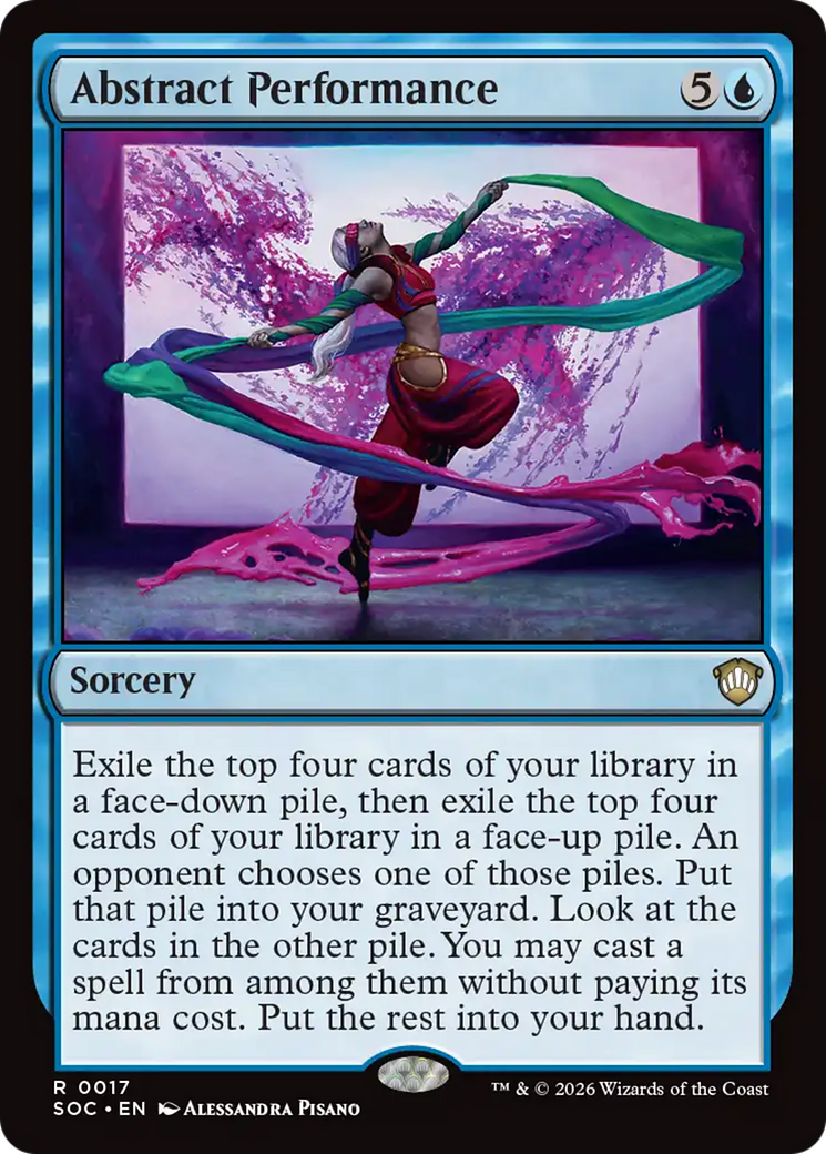 Abstract Performance [Secrets of Strixhaven Commander] | Anubis Games and Hobby