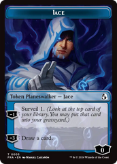 Illusion // Jace Double-Sided Token [Reality Fracture Tokens] | Anubis Games and Hobby