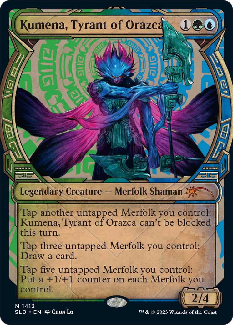 Kumena, Tyrant of Orazca (Rainbow Foil) [Secret Lair Drop Series] | Anubis Games and Hobby