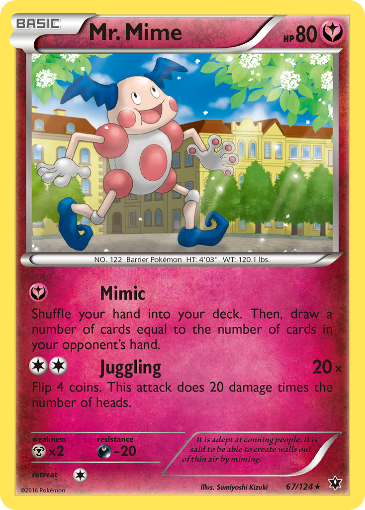 Mr. Mime (67/124) [XY: Fates Collide] | Anubis Games and Hobby