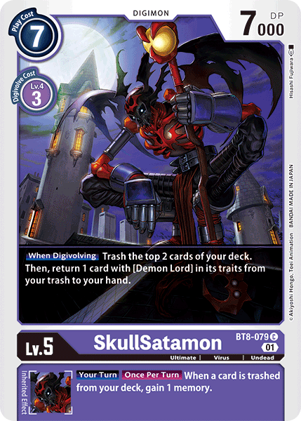 SkullSatamon [BT8-079] [New Awakening] | Anubis Games and Hobby