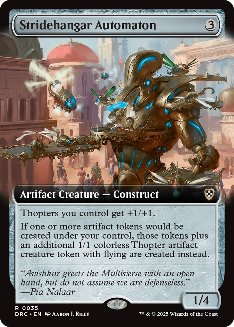 Stridehangar Automaton (Extended Art) [Aetherdrift Commander] | Anubis Games and Hobby