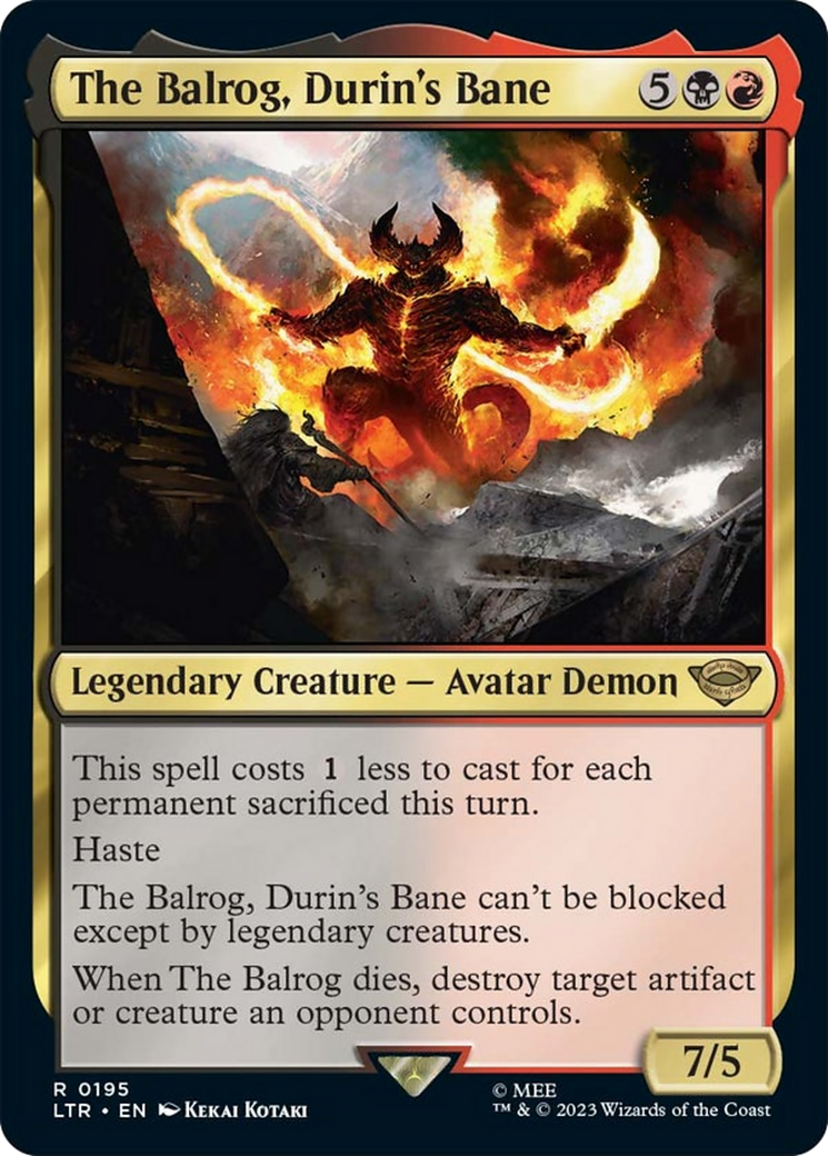 The Balrog, Durin's Bane [The Lord of the Rings: Tales of Middle-Earth] | Anubis Games and Hobby