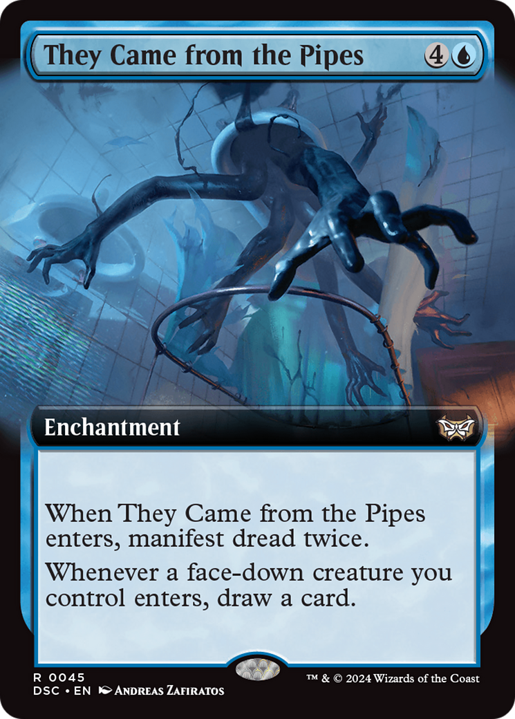 They Came from the Pipes (Extended Art) [Duskmourn: House of Horror Commander] | Anubis Games and Hobby