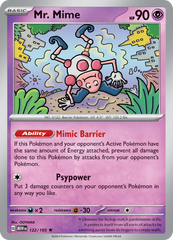 Mr. Mime (122/165) [Scarlet & Violet: 151] | Anubis Games and Hobby