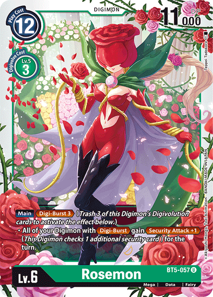 Rosemon [BT5-057] [Battle of Omni] | Anubis Games and Hobby