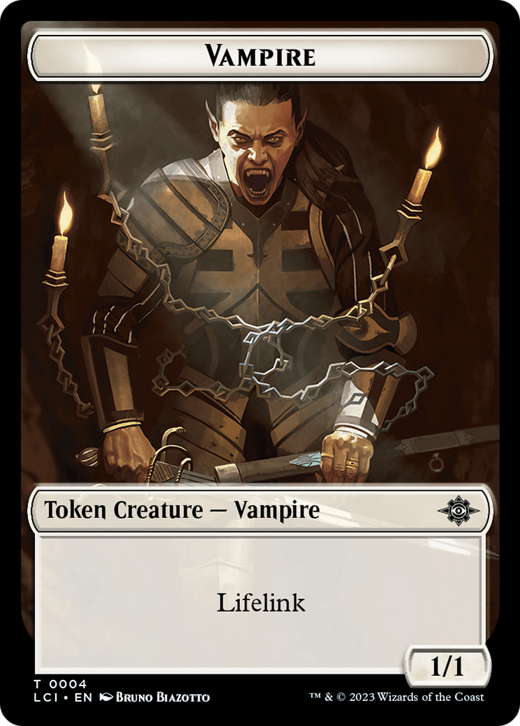 Vampire // Bat Double-Sided Token [The Lost Caverns of Ixalan Tokens] | Anubis Games and Hobby