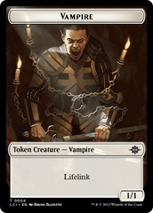 Emblem - Sorin, Lord of Innistrad // Vampire (0004) Double-Sided Token [The Lost Caverns of Ixalan Commander Tokens] | Anubis Games and Hobby