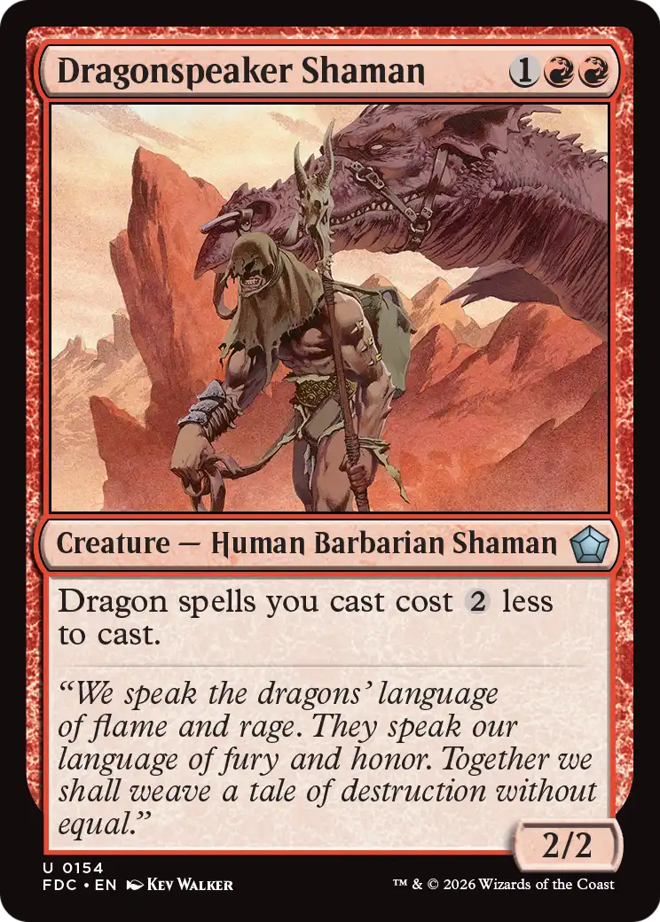 Dragonspeaker Shaman [Foundations Commander] | Anubis Games and Hobby