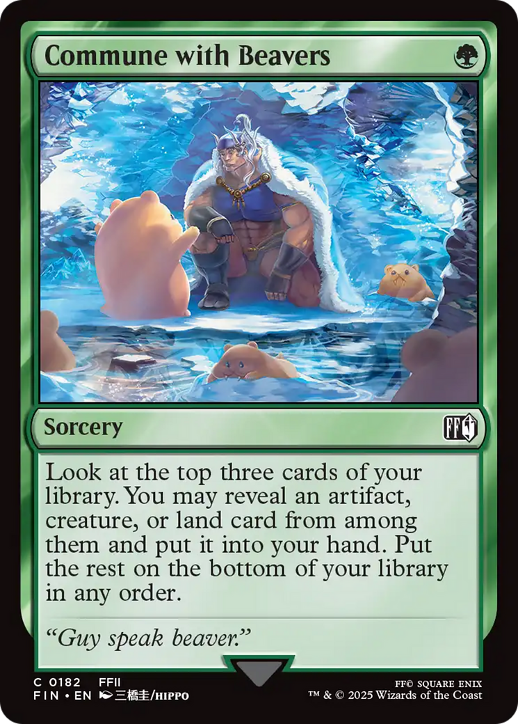 Commune with Beavers [FINAL FANTASY] | Anubis Games and Hobby