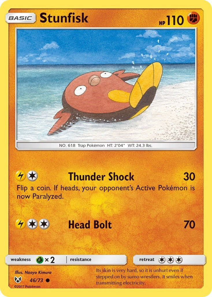 Stunfisk (46/73) [Sun & Moon: Shining Legends] | Anubis Games and Hobby