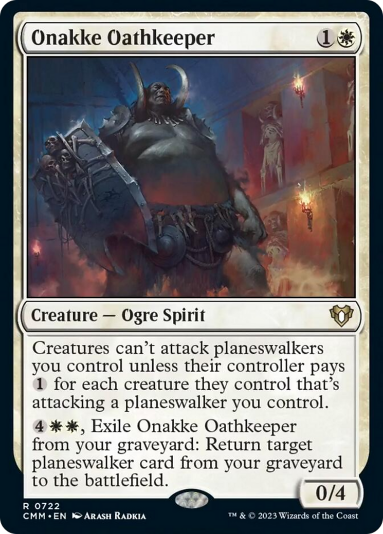 Onakke Oathkeeper [Commander Masters] | Anubis Games and Hobby