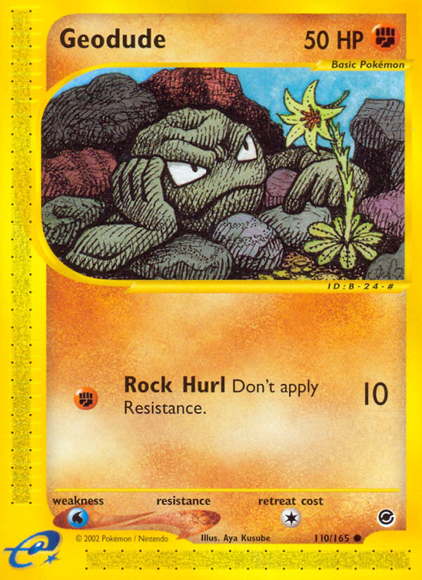 Geodude (110/165) [Expedition: Base Set] | Anubis Games and Hobby