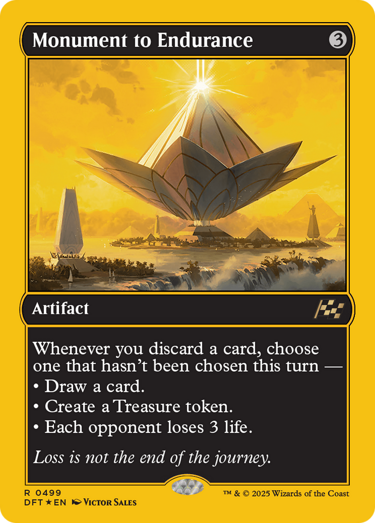 Monument to Endurance (First-Place Foil) [Aetherdrift] | Anubis Games and Hobby