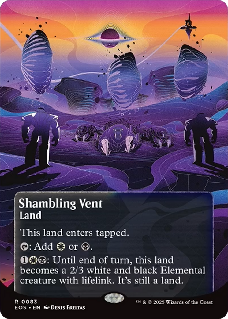 Shambling Vent (0083) (Borderless) [Edge of Eternities: Stellar Sights] | Anubis Games and Hobby