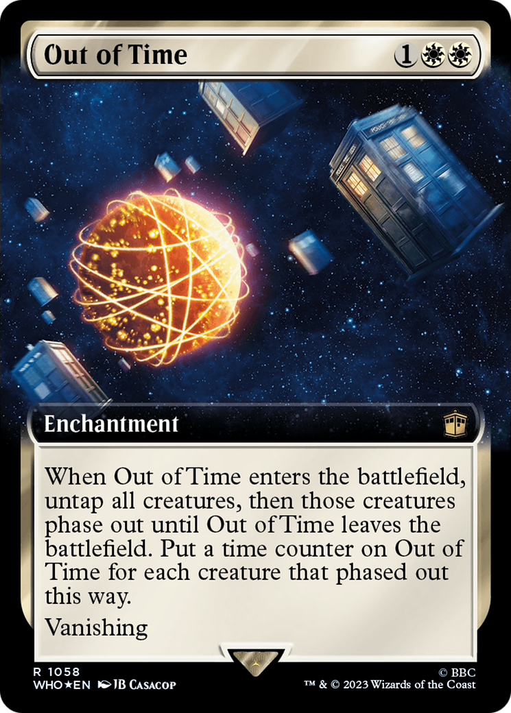 Out of Time (Extended Art) (Surge Foil) [Doctor Who] | Anubis Games and Hobby