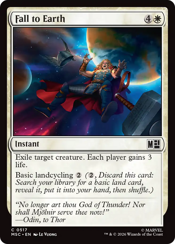Fall to Earth [Marvel Super Heroes Commander] | Anubis Games and Hobby