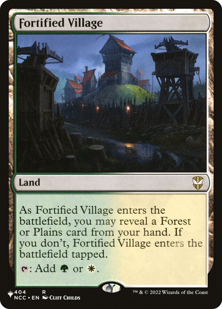 Fortified Village [The List] | Anubis Games and Hobby