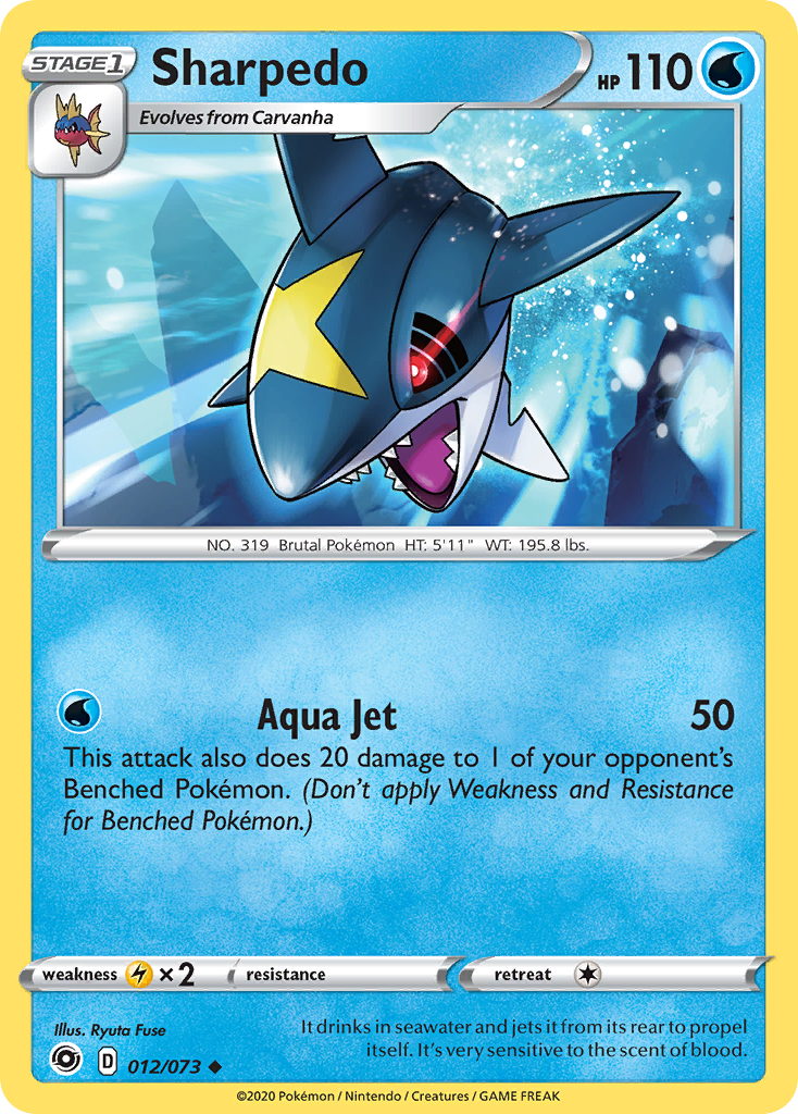 Sharpedo (012/073) [Sword & Shield: Champion's Path] | Anubis Games and Hobby