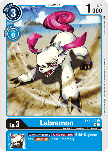 Labramon [EX2-013] [Digital Hazard] | Anubis Games and Hobby