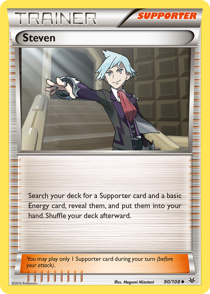 Steven (90/108) [XY: Roaring Skies] | Anubis Games and Hobby