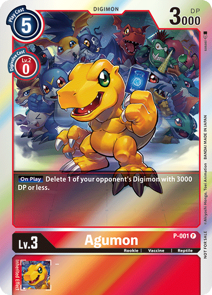 Agumon [P-001] [Promotional Cards] | Anubis Games and Hobby