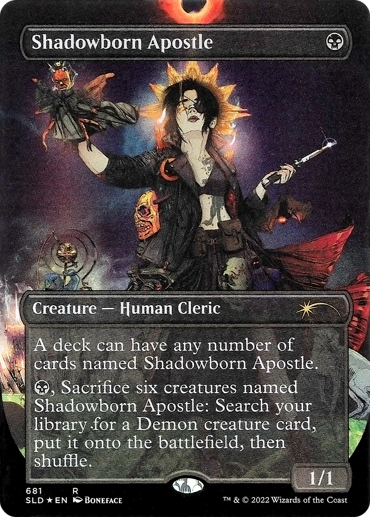 Shadowborn Apostle (681) (Borderless) [Secret Lair Drop Promos] | Anubis Games and Hobby