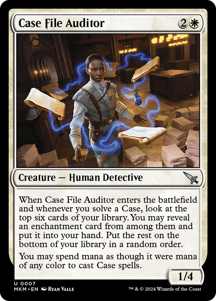 Case File Auditor (Blue) [Murders at Karlov Manor] | Anubis Games and Hobby